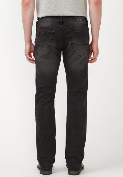 Straight Six Sanded Black Jeans - BM22614