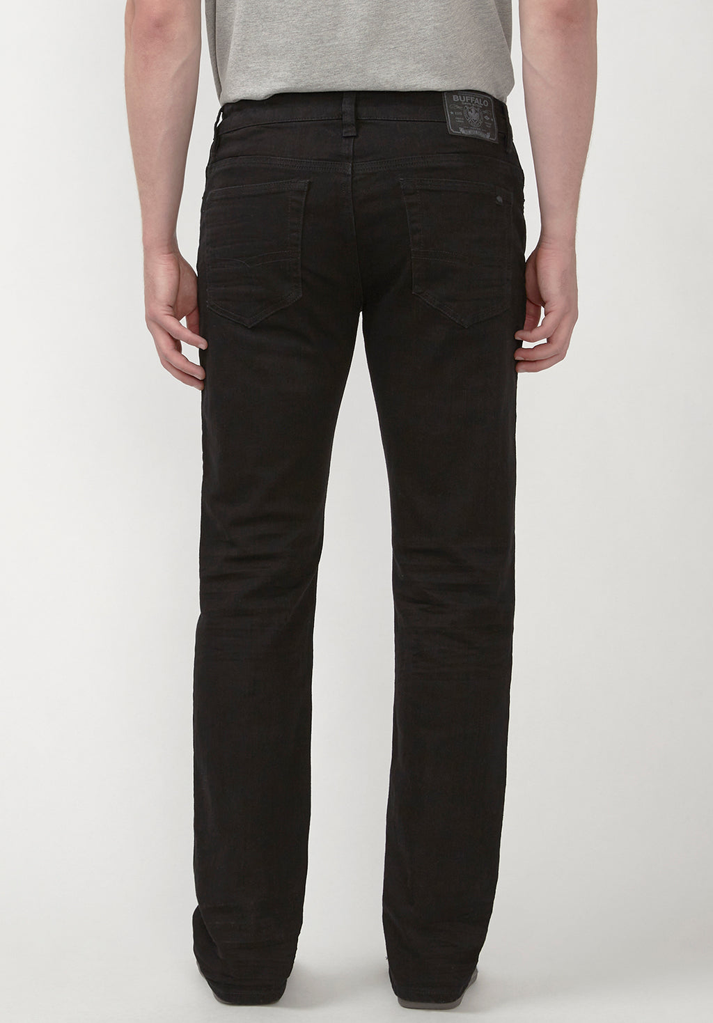 Straight Six Men's Jeans in Crinkled Black – Buffalo Jeans - US