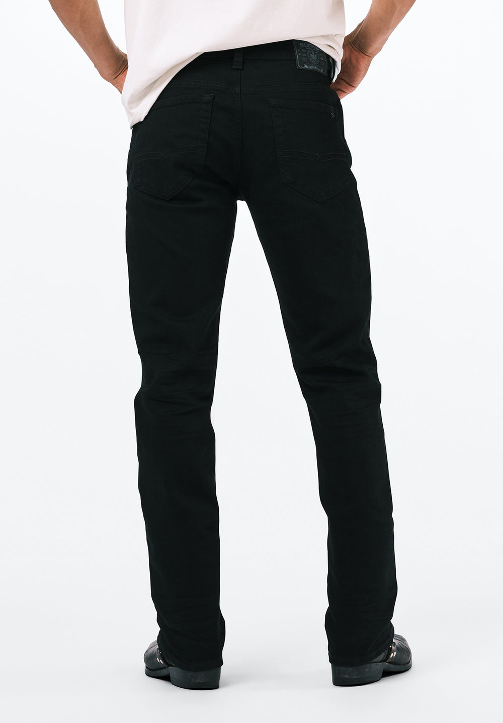 Straight Six Men's Jeans in Crinkled Black – Buffalo Jeans