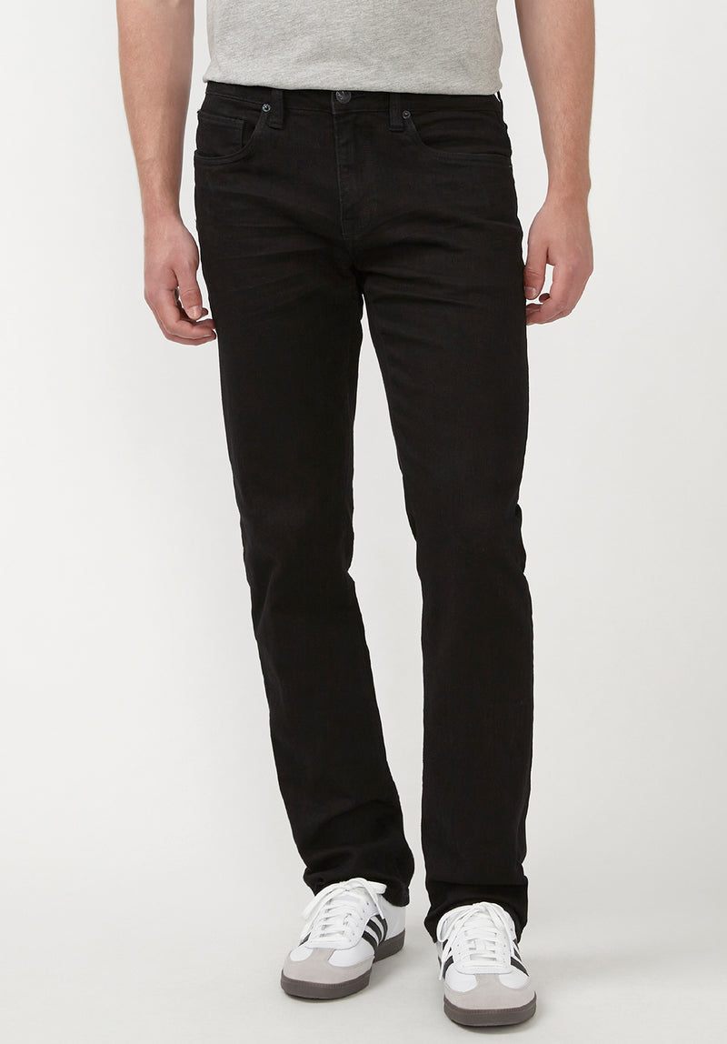 Straight Six Crinkled Black Jeans - BM22632