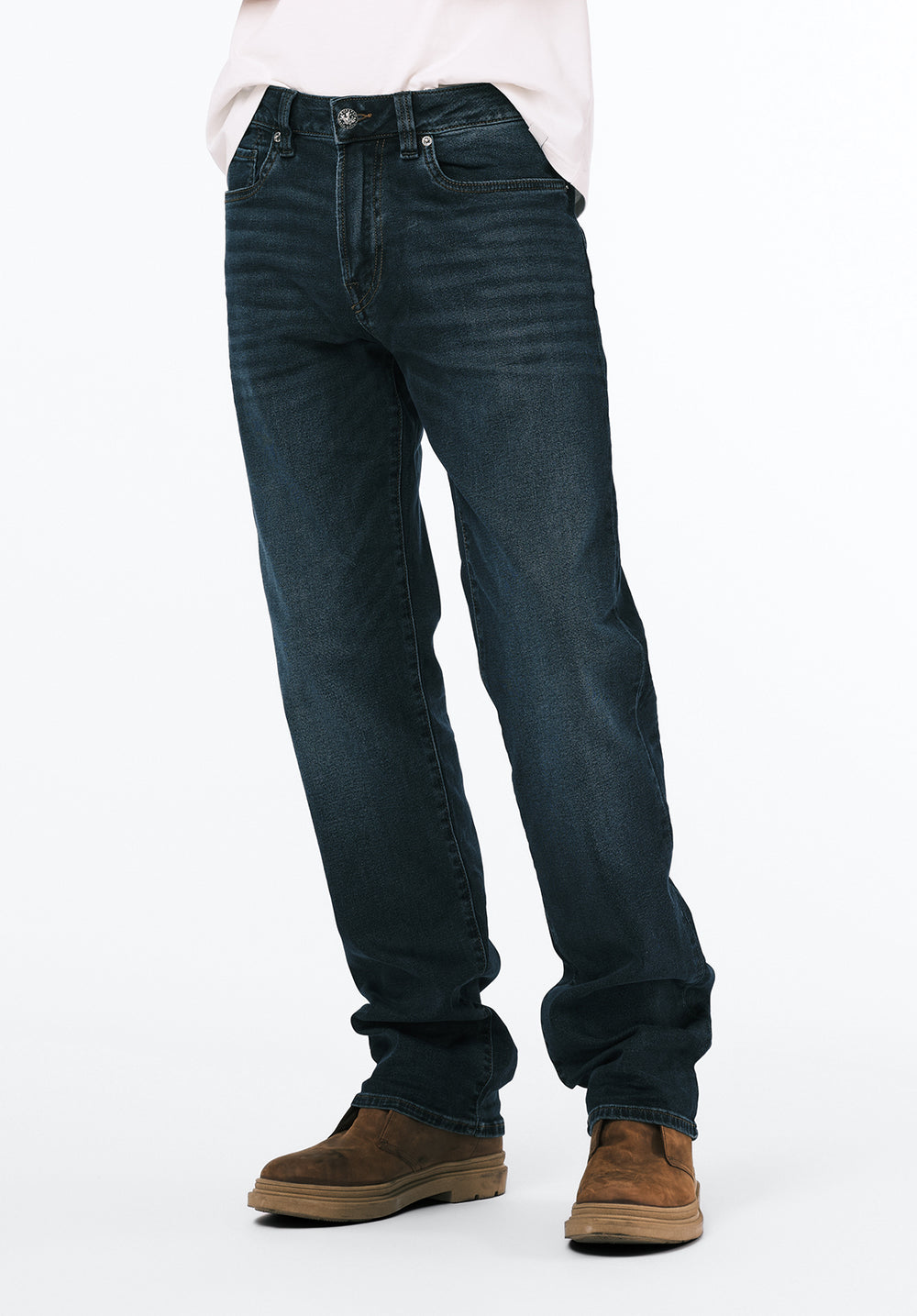 Driven Men's Relaxed Straight Jeans, Crinkled and Sanded – Buffalo Driven Men's Relaxed Straight Jeans, Crinkled and Sanded – Buffalo