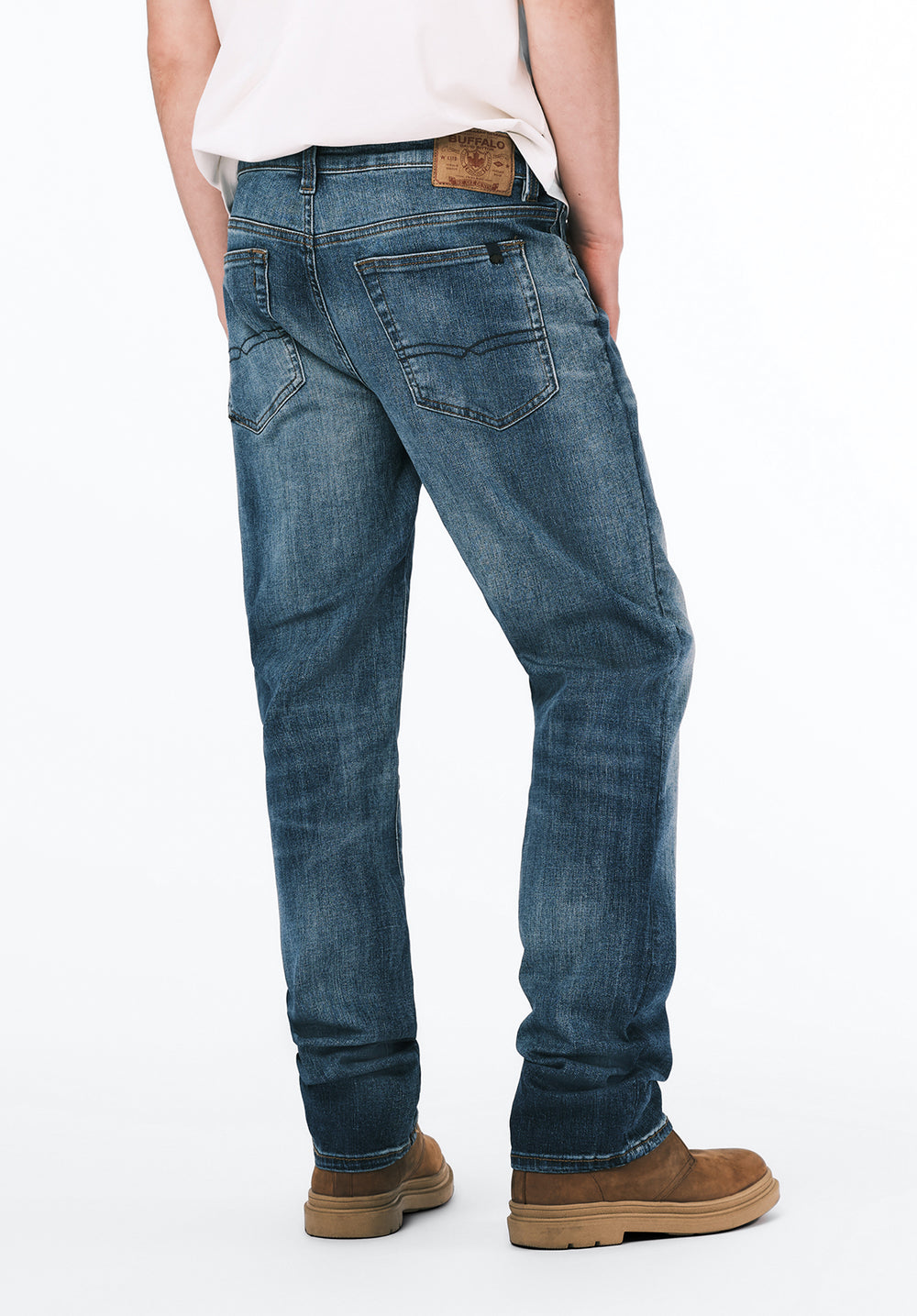 Buffalo Driven Straight Jean - Men's Jeans In Originally Blasted | Buckle - Foto 3