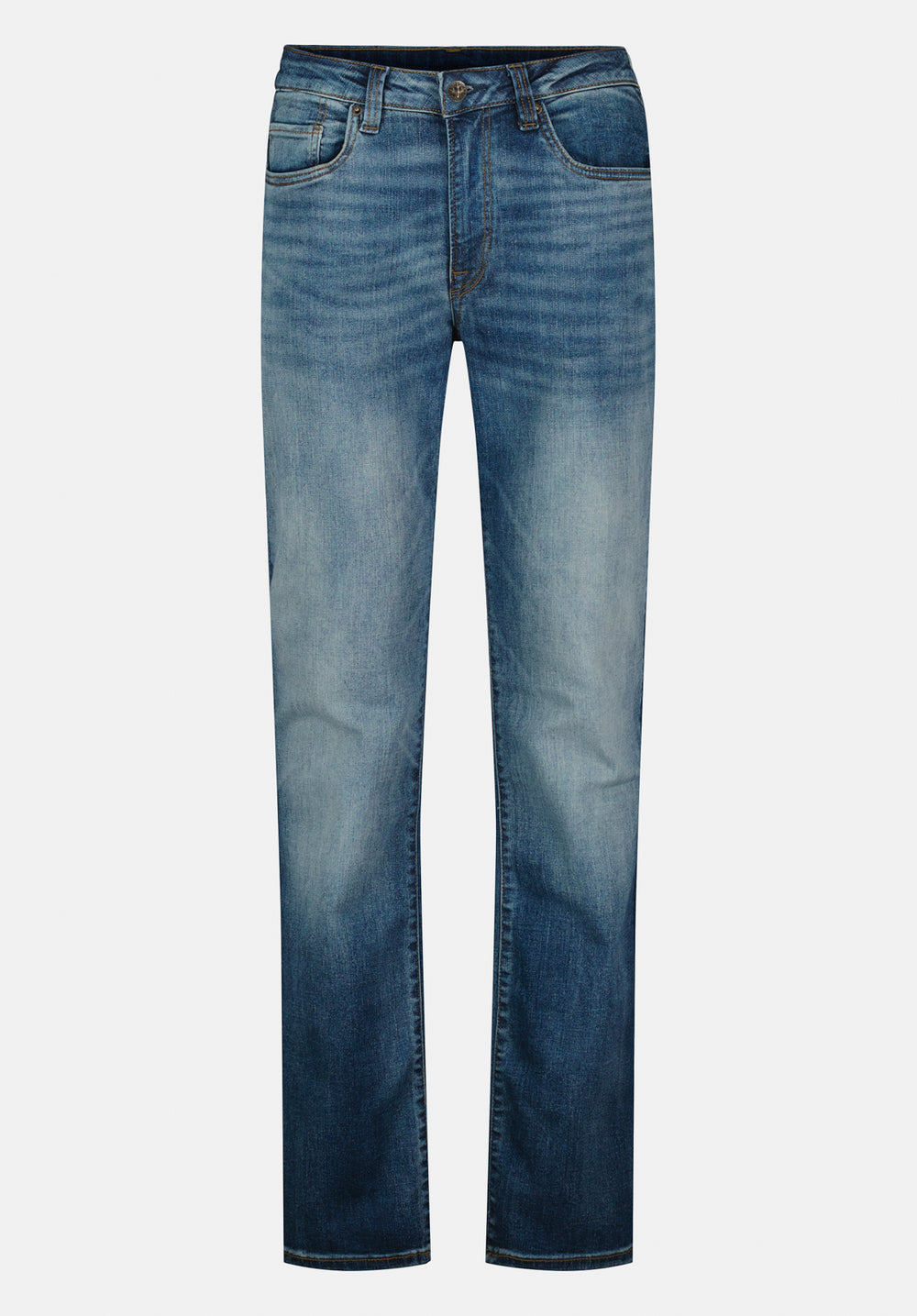 Relaxed Straight Driven Men's Jeans in Sanded Blue – Buffalo Jeans
