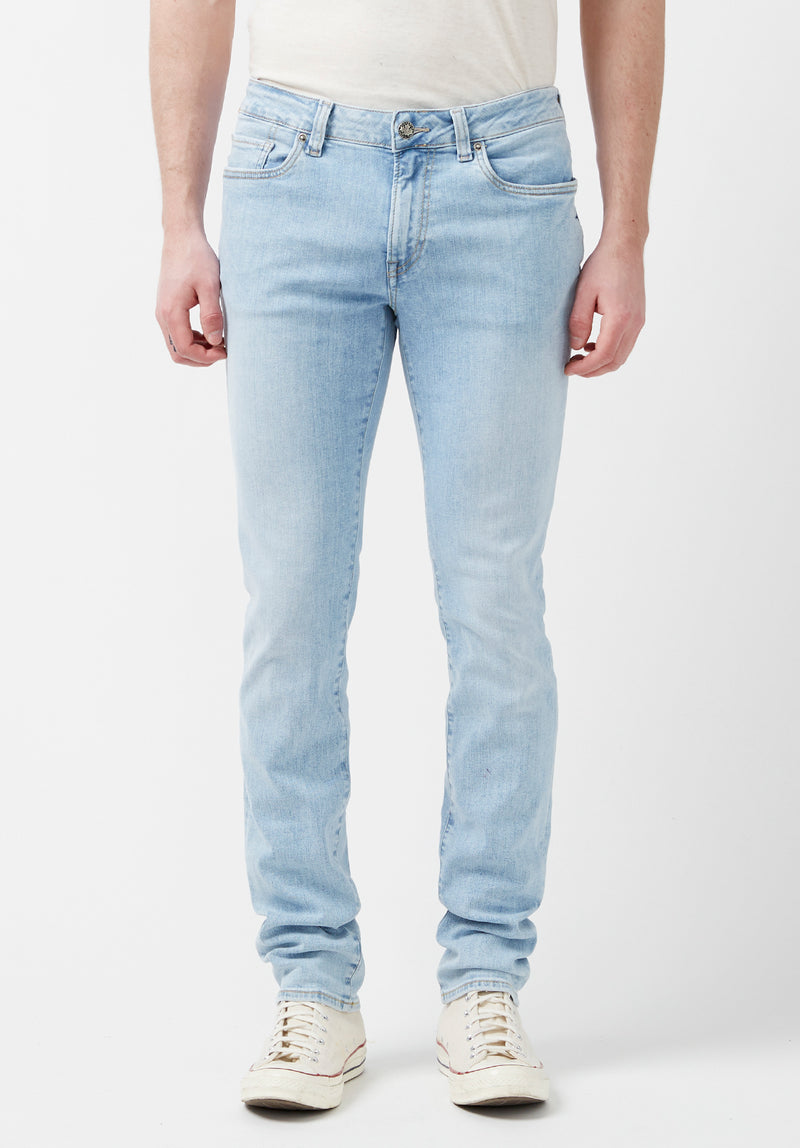 Skinny Max Men's Jeans in Bleached Blue - BM22792