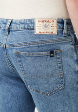 Buffalo David Bitton Relaxed Straight Driven Indigo Men's jeans - BM22916 Color INDIGO