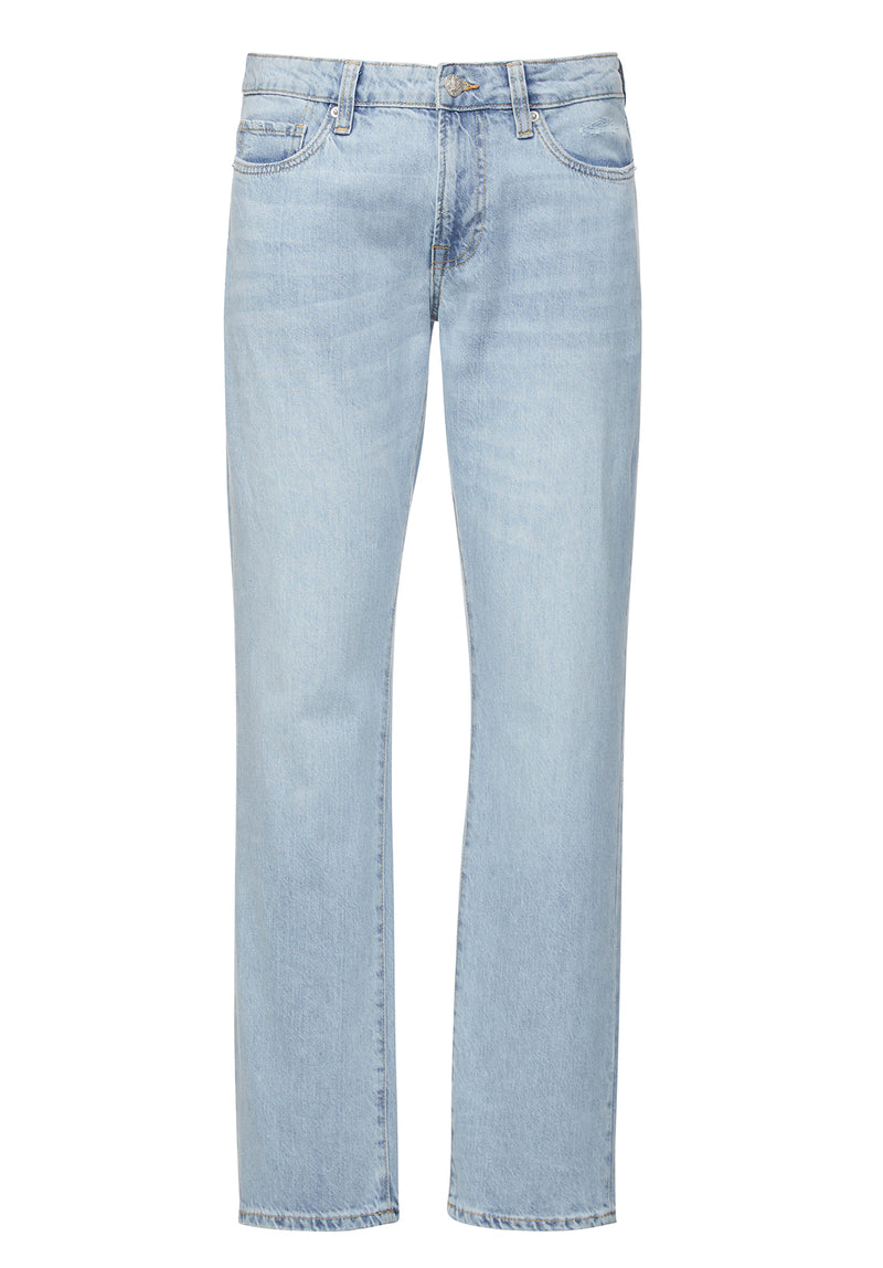 Buffalo David Bitton Relaxed Straight Driven Crinkled and Sanded Jeans - BM22922 Color INDIGO
