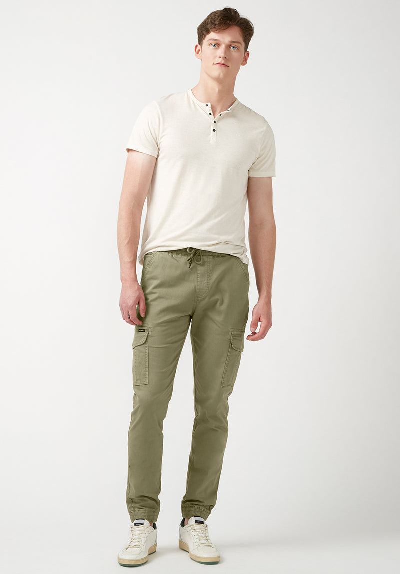 Mambo Mens Relaxed Fit Cargo Pants Trousers Cotton Khaki Green Size 36 |  eBay
