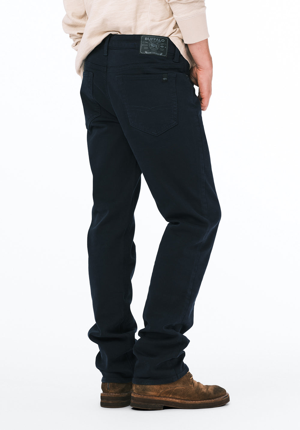 シン　ブッファロー Six Men's Straight Freedom Flex Pants, Whale – Buffalo Jeans