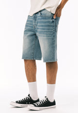 Buffalo David Bitton Relaxed Straight Dean Men's Denim Shorts Authentic Worn 