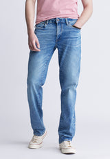 Buffalo David Bitton Relaxed Straight Driven Men's Jeans, Heavily Sanded and Worked - BM22984 Color INDIGO