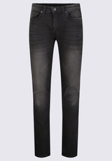 Buffalo David Bitton Slim Ash Men's Jeans, Worked and Sanded - BM22985 Color BLACK