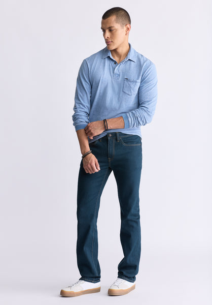 Six Men's Straight Jeans, Tinted Indigo – Buffalo Jeans
