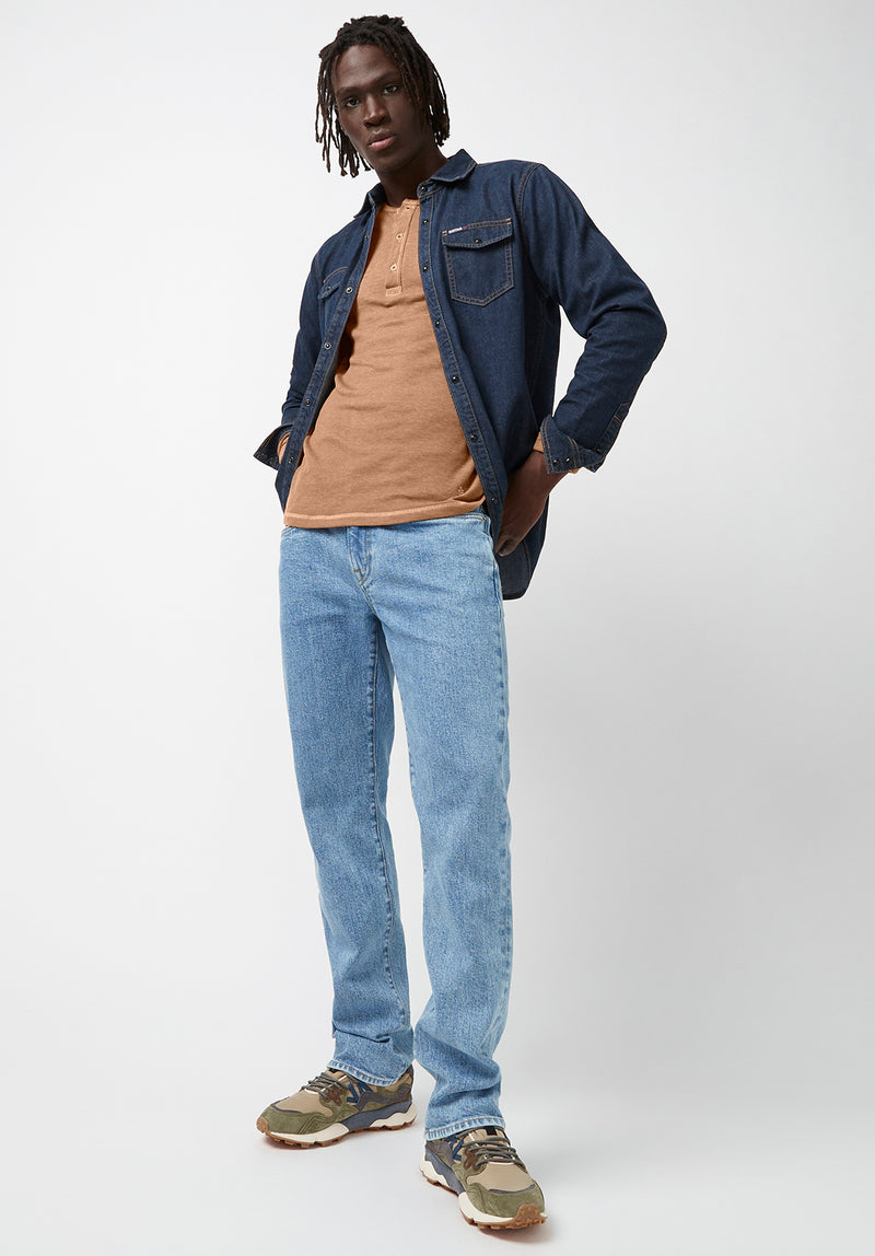 Kipat Brown Long-Sleeve Men's Top – Buffalo Jeans - US