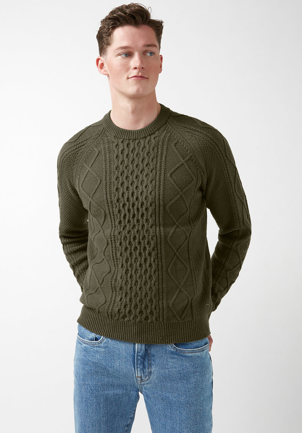 Wiloss Olive Men’s Sweater – Buffalo Jeans - US