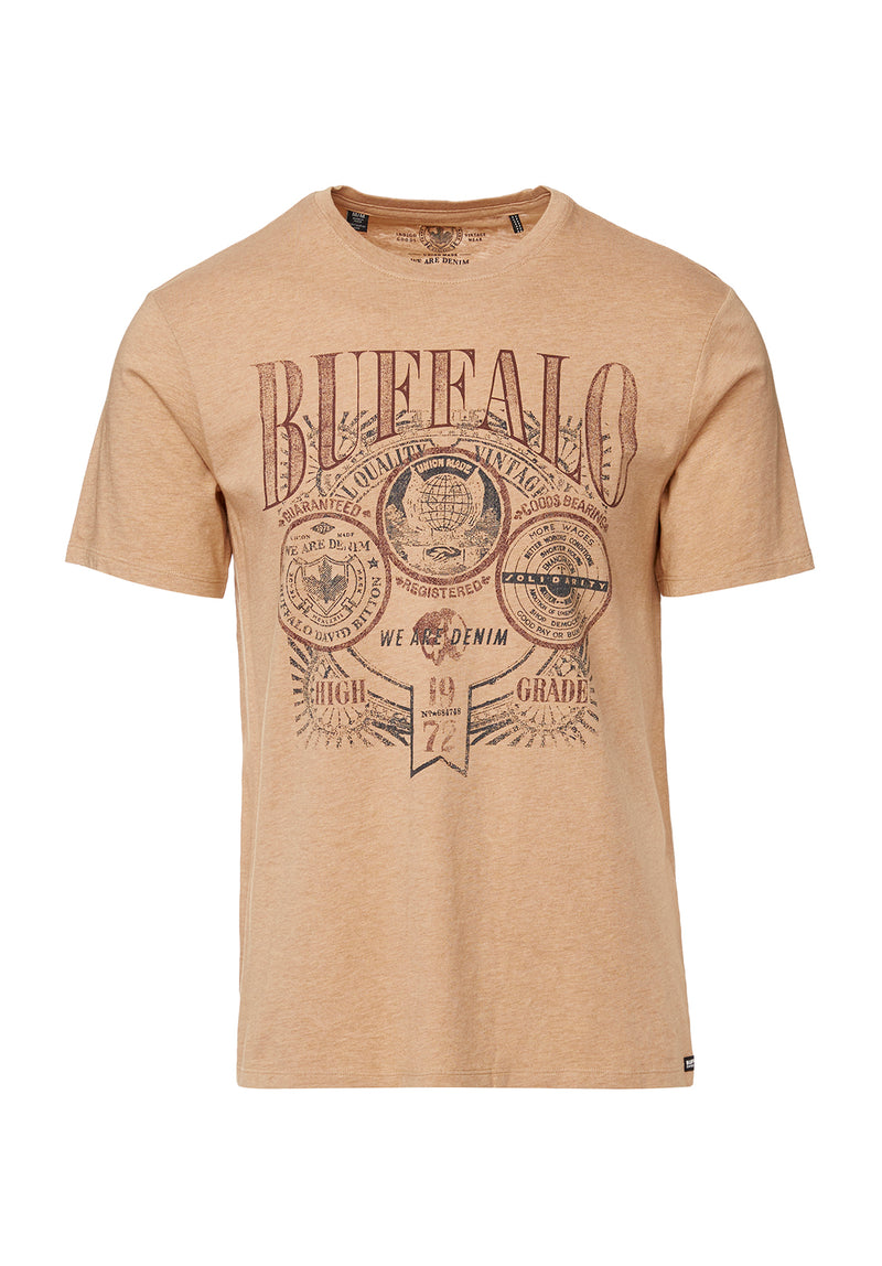 Buffalo David Bitton Talles Tannin Men's Graphic T-Shirt - BM24260  