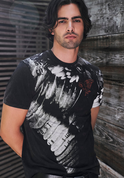 Tambor Men's Graphic T-Shirt in Black - BM24267