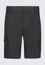 Buffalo David Bitton Hiero Men's Shorts with Cargo Pockets in Charcoal - BM24270 Color CHARCOAL