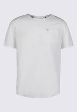 Buffalo David Bitton Kamizo Men's Pocket T-shirt in White - BM24346 Color 