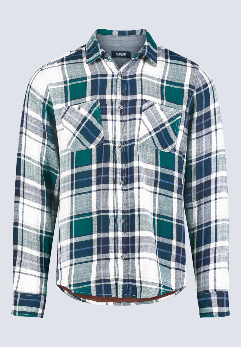 Buffalo David Bitton Men's Saolo Shirt, 2XL, Plaid Pattern Buffalo David Bitton Men's Saolo Shirt, 2XL, Plaid Pattern