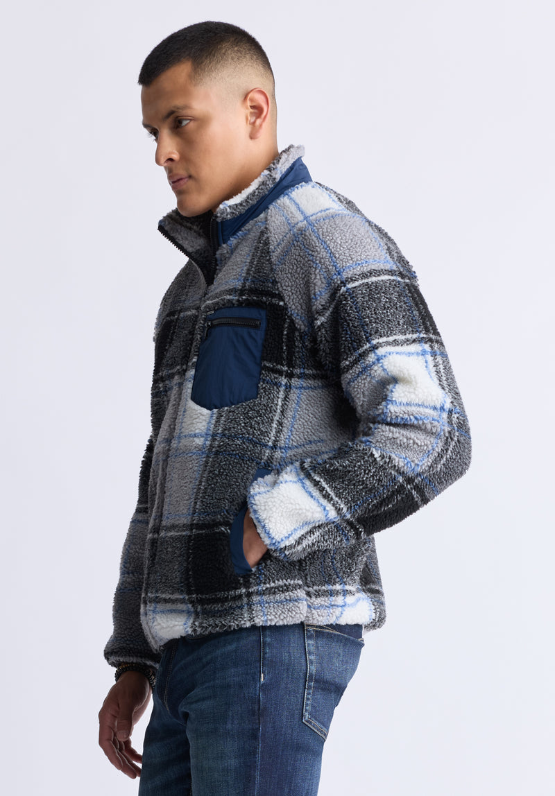 Mens Jackets Buffalo David Bitton Sweater Jacket Jaik Men's Sherpa