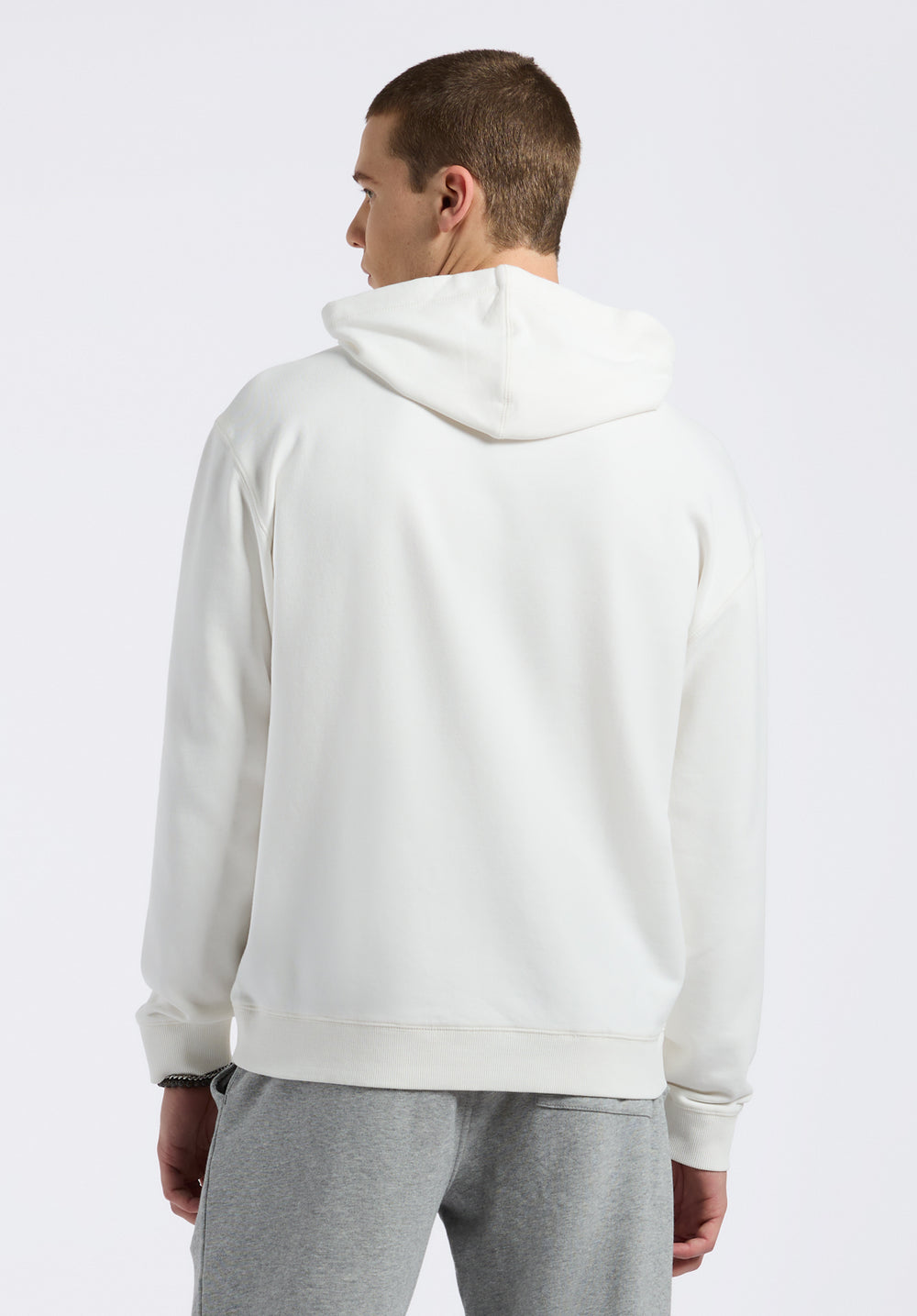 Finley Men's Relaxed Hooded Sweatshirt, Milk – Buffalo Jeans