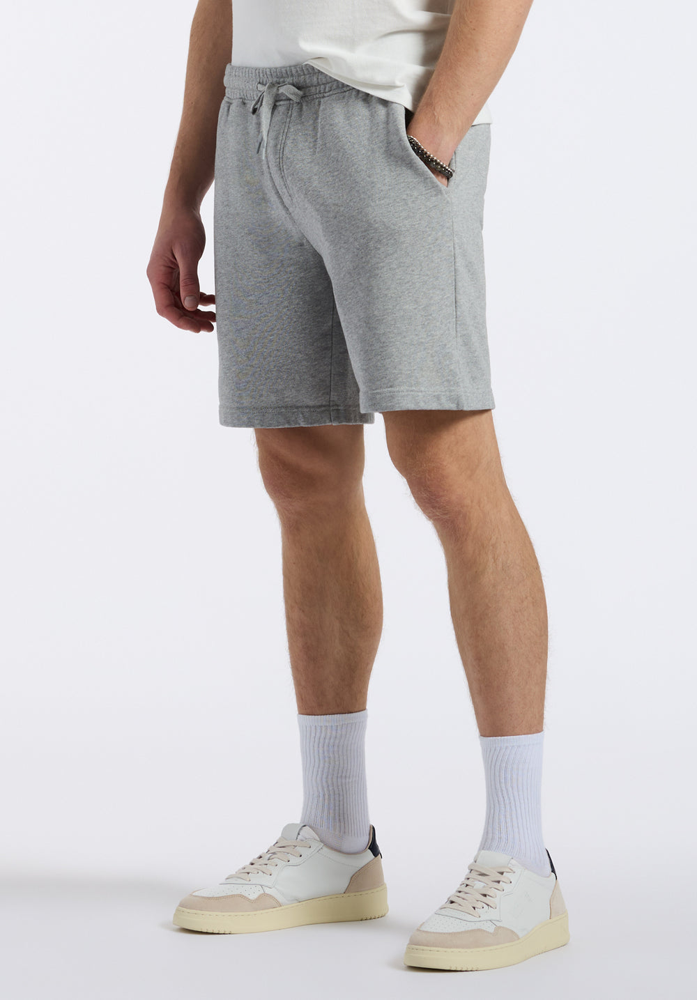 Hilston Men's Relaxed Fleece Shorts, Heather Grey – Buffalo Jeans