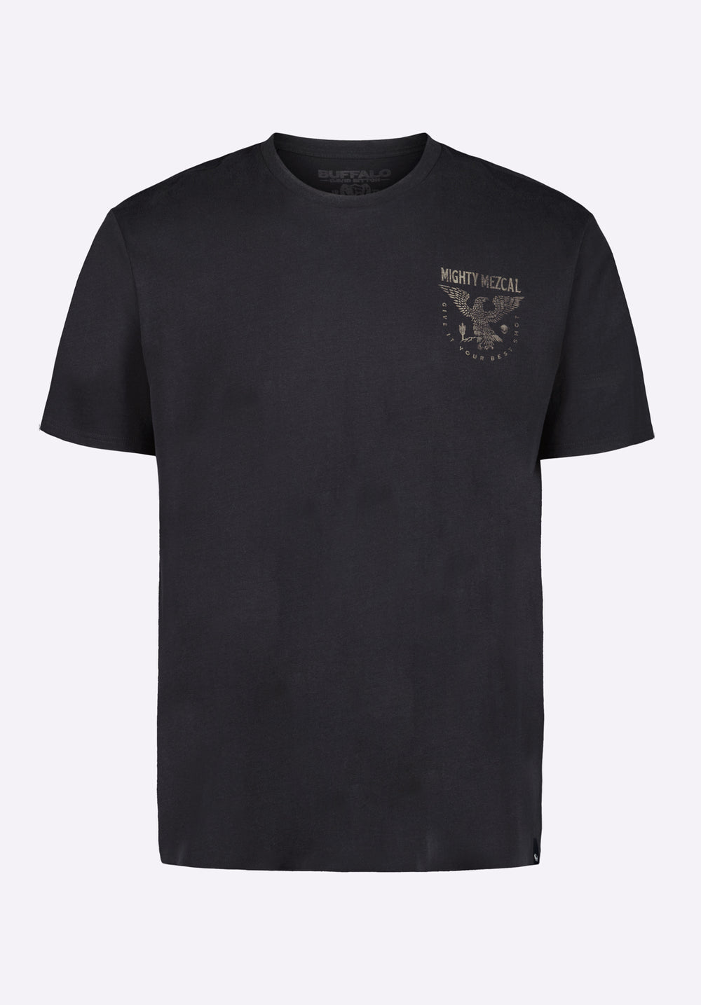 Tonder Men's Graphic T-Shirt with Eagle Print, Black – Buffalo Jeans