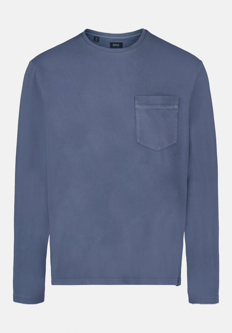 Kade Men's Long Sleeve Relaxed Pocket Top color MIRAGE