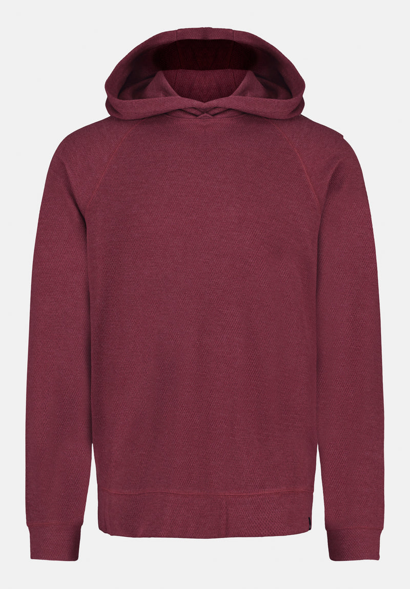 Kimber Men's Relaxed Hooded Top color MAROON BANNER
