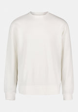 Kaya Men's Relaxed Crewneck Sweatshirt color MILK