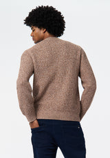 Waylon Men's Crew Neck Sweater color WOODSMOKE