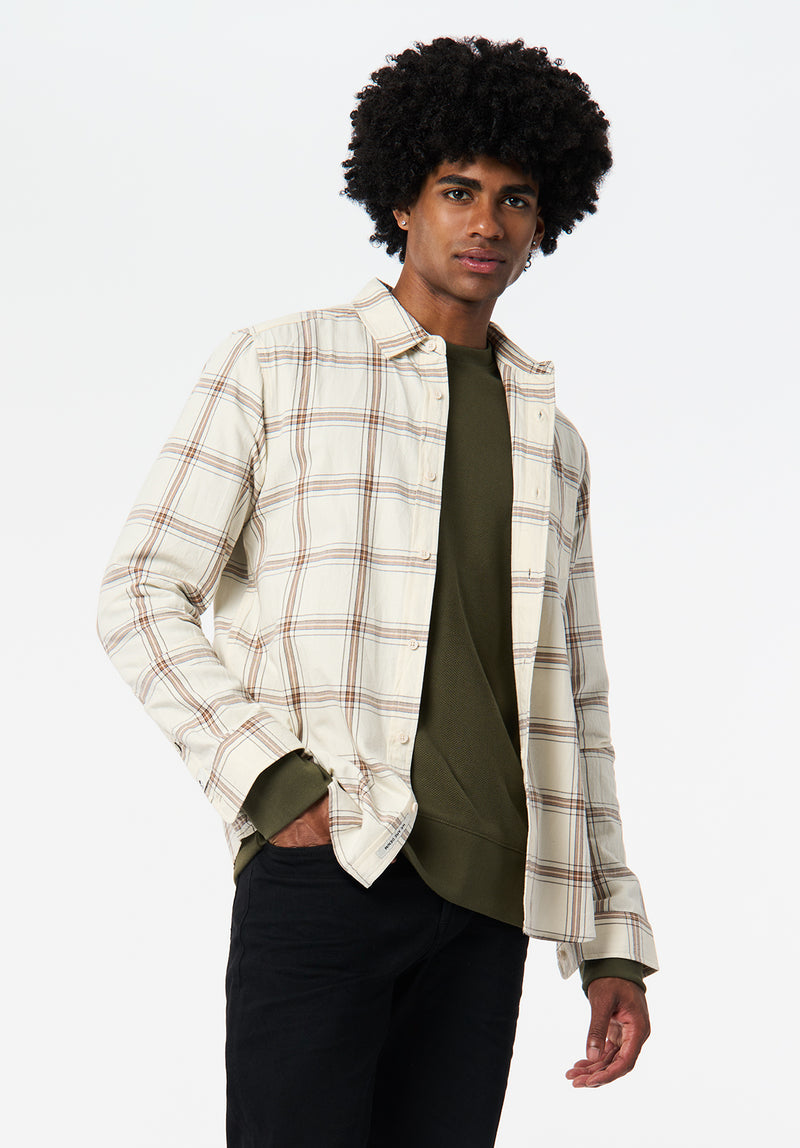 buffalo dress shirts Buffalo David Bitton Men's Sago Plaid Shirt, XL, Cotton