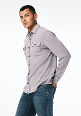 Samme Men's Long-Sleeve Plaid Blanket Shirt color CHARLIE