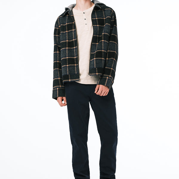 Jude Men's Boxy Plaid Jacket, Charcoal – Buffalo Jeans