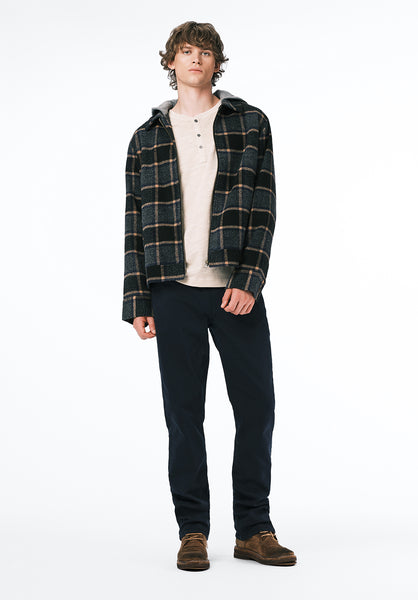 Jude Men's Boxy Plaid Jacket, Charcoal – Buffalo Jeans