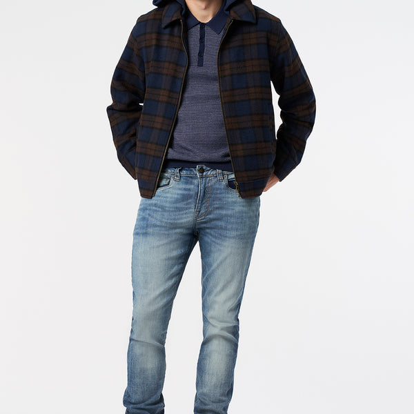 Jude Men's Boxy Plaid Jacket, Dune – Buffalo Jeans