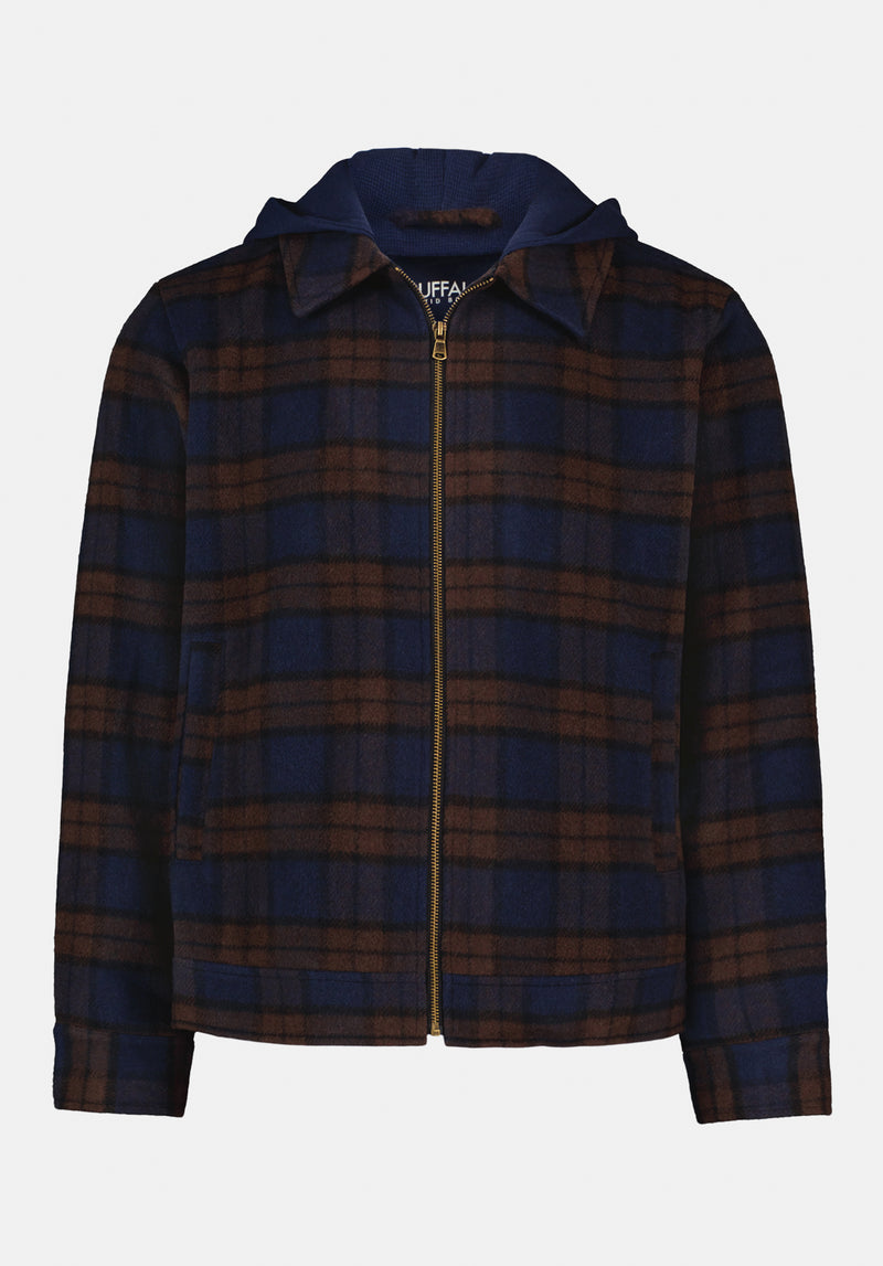 Jude Men's Boxy Plaid Jacket, Dune – Buffalo Jeans