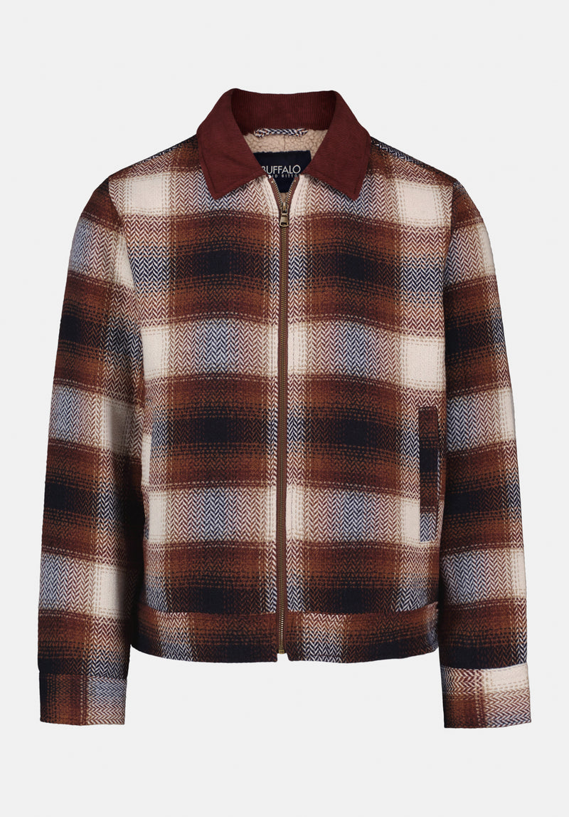 Julio Men's Boxy Plaid Jacket, Tan – Buffalo Jeans