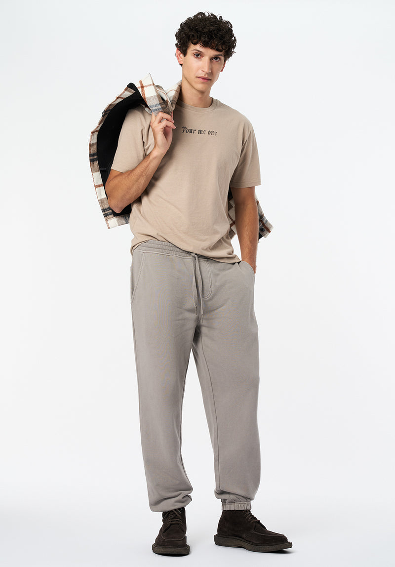 Thayer Men's Graphic T-Shirt with Old Fashioned Cocktail Print color TUFFET