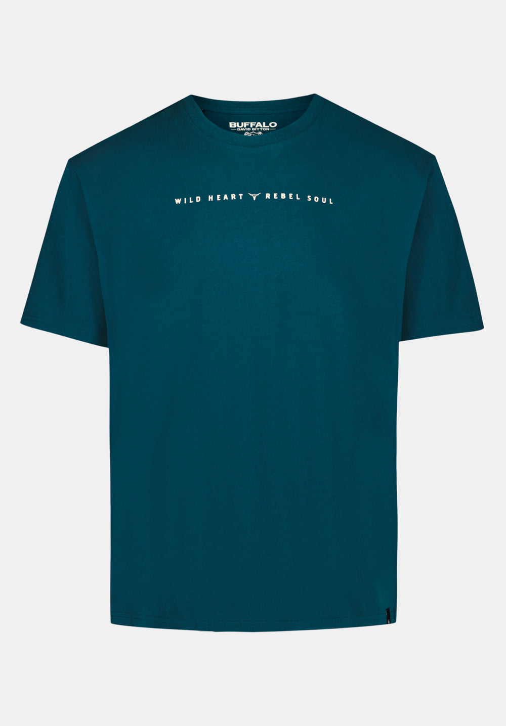 Tilden Men's Graphic T-Shirt with Buffalo and Rebel Soul Print