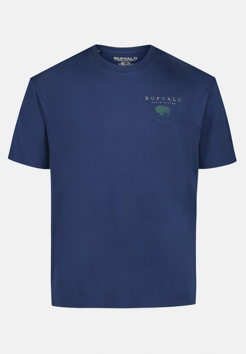 Tarek Men's Graphic T-Shirt with Smoke Snow Print color WHALE