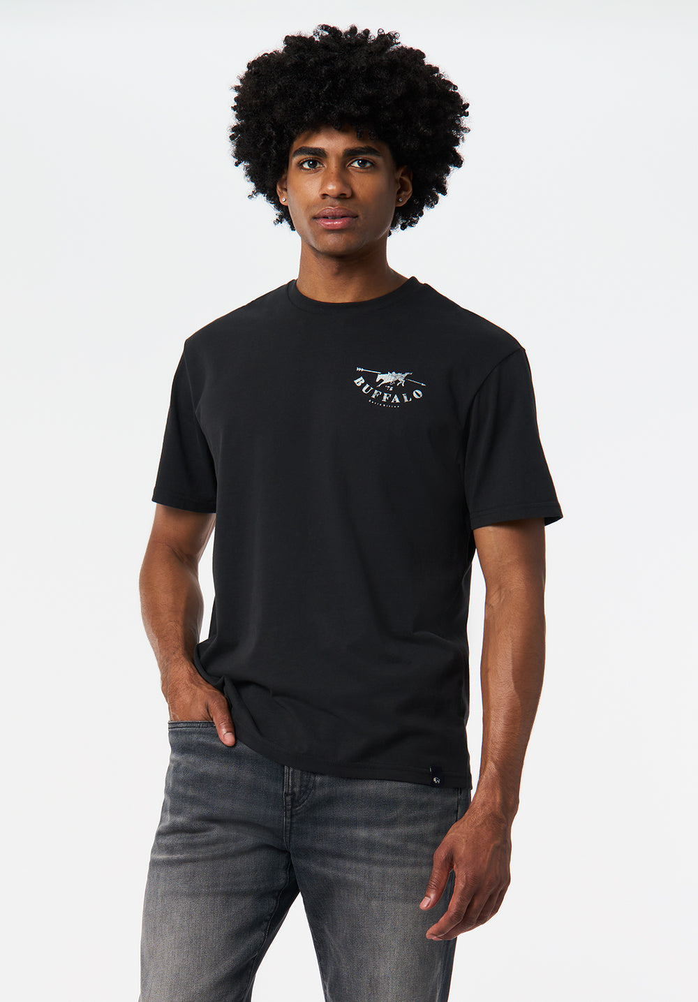 Talan Men's Badlands Print Graphic Tee, Black – Buffalo Jeans