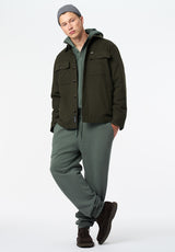 Jace Men's Shacket color FERN