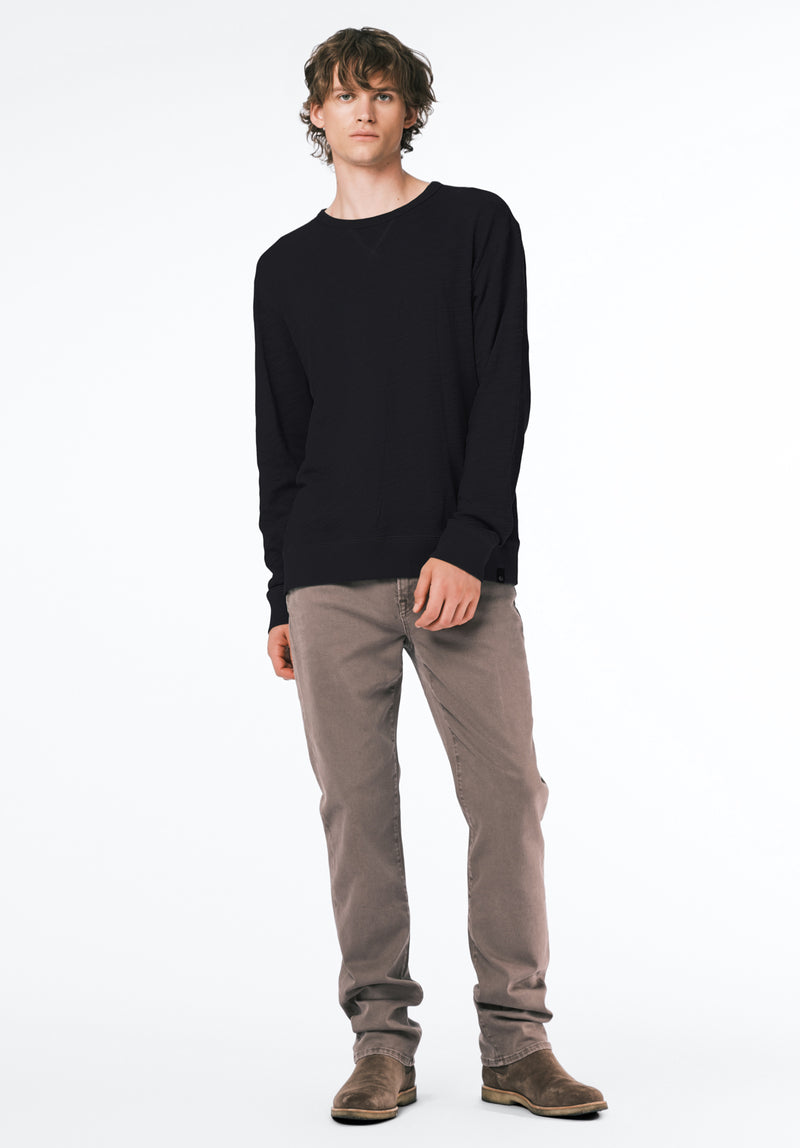 Kalder Men's Long-Sleeve Relaxed Top color BLACK