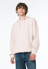 Finley Men's Relaxed Hooded Sweatshirt color HEATHER BEIGE