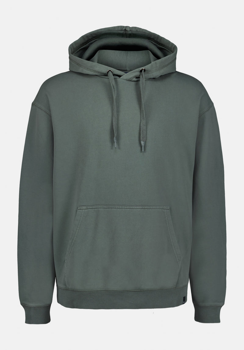 Finley Men's Relaxed Hooded Sweatshirt color DARK FOREST