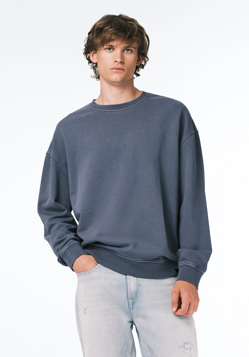 Famke Men's Relaxed Crewneck Sweatshirt color MIRAGE