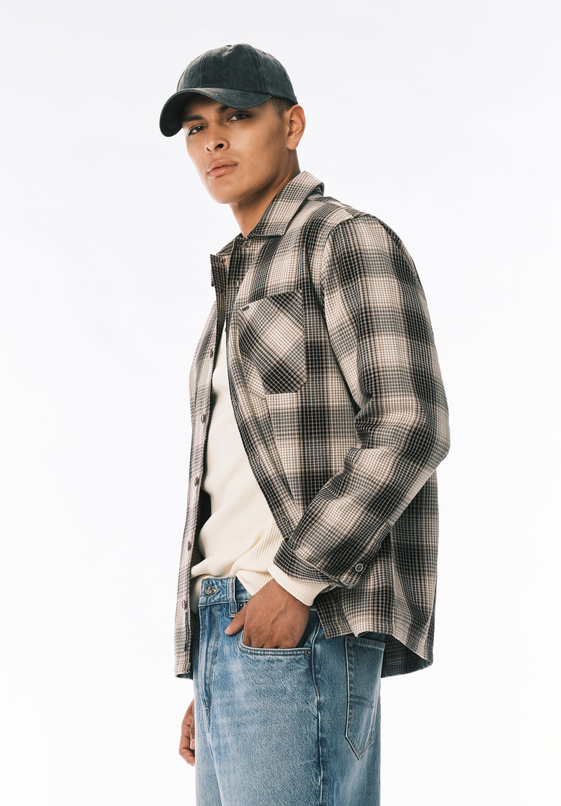 Samuel Long Sleeve Plaid Shirt – Buffalo Jeans