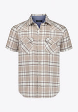 Stanley Men’s Short-Sleeve Plaid Western Shirt, Ardent - BM24756