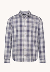 Buffalo Men Shirts Blue Woven Woven Long Sleeve Long Sleeve Chest Pocket